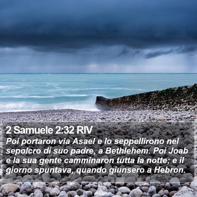 2 Samuele 2:32 RIV Bible Verse Image