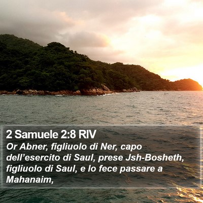 2 Samuele 2:8 RIV Bible Verse Image