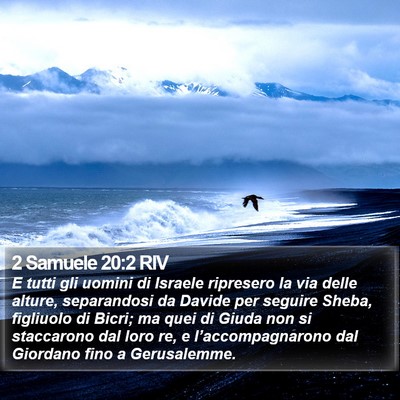 2 Samuele 20:2 RIV Bible Verse Image