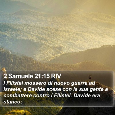 2 Samuele 21:15 RIV Bible Verse Image