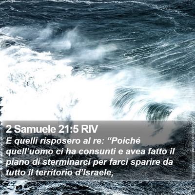 2 Samuele 21:5 RIV Bible Verse Image