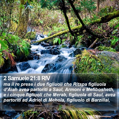 2 Samuele 21:8 RIV Bible Verse Image