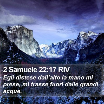 2 Samuele 22:17 RIV Bible Verse Image
