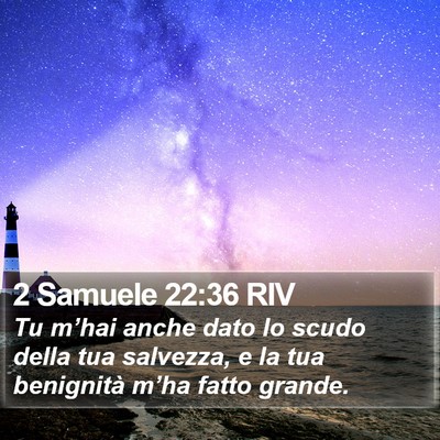2 Samuele 22:36 RIV Bible Verse Image