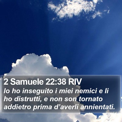 2 Samuele 22:38 RIV Bible Verse Image