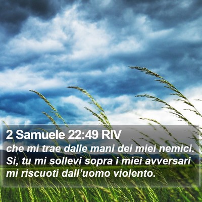 2 Samuele 22:49 RIV Bible Verse Image