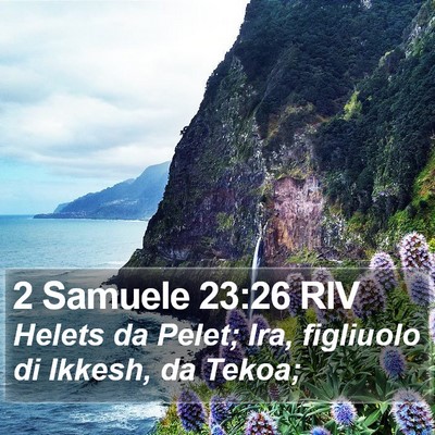 2 Samuele 23:26 RIV Bible Verse Image