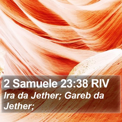 2 Samuele 23:38 RIV Bible Verse Image