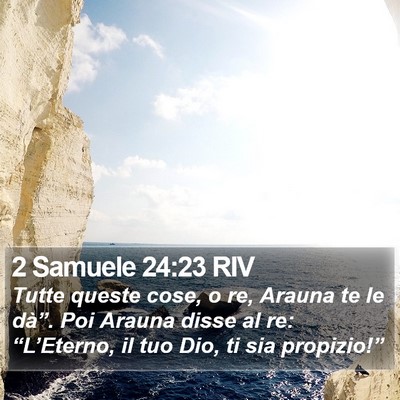 2 Samuele 24:23 RIV Bible Verse Image