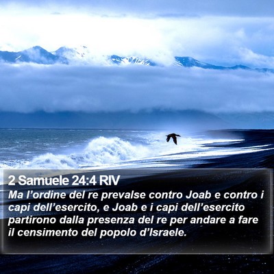 2 Samuele 24:4 RIV Bible Verse Image