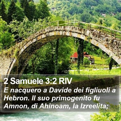 2 Samuele 3:2 RIV Bible Verse Image