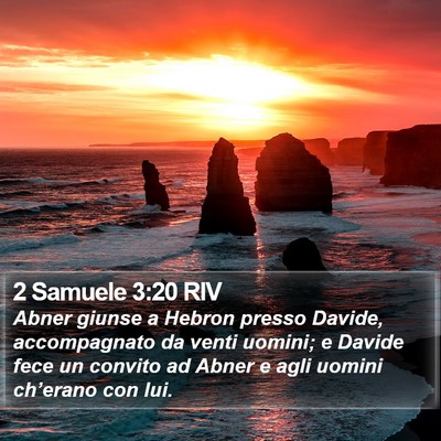 2 Samuele 3:20 RIV Bible Verse Image