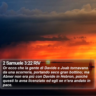 2 Samuele 3:22 RIV Bible Verse Image