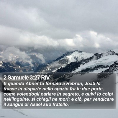 2 Samuele 3:27 RIV Bible Verse Image