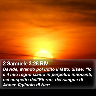 2 Samuele 3:28 RIV Bible Verse Image