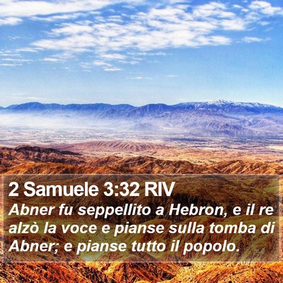 2 Samuele 3:32 RIV Bible Verse Image