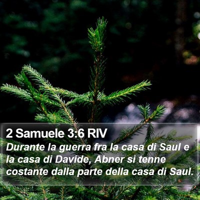 2 Samuele 3:6 RIV Bible Verse Image