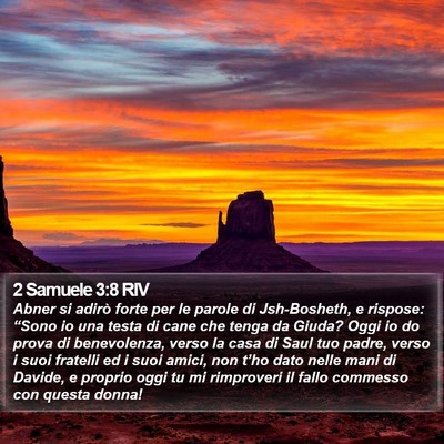 2 Samuele 3:8 RIV Bible Verse Image
