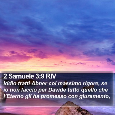 2 Samuele 3:9 RIV Bible Verse Image