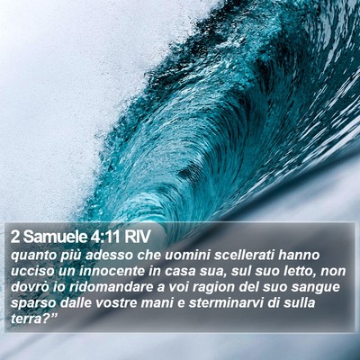 2 Samuele 4:11 RIV Bible Verse Image
