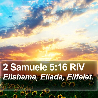 2 Samuele 5:16 RIV Bible Verse Image