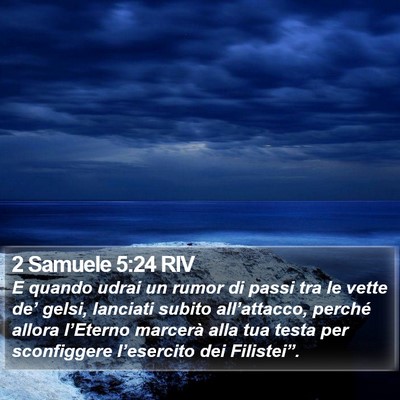2 Samuele 5:24 RIV Bible Verse Image