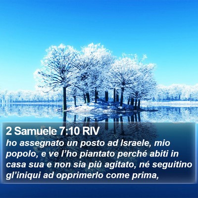 2 Samuele 7:10 RIV Bible Verse Image