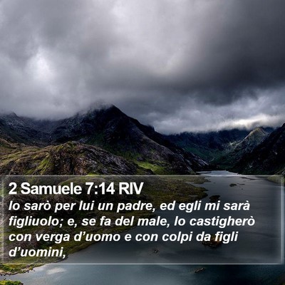 2 Samuele 7:14 RIV Bible Verse Image