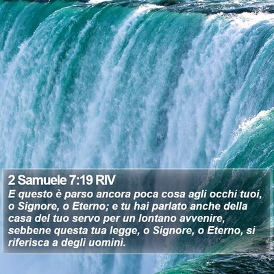2 Samuele 7:19 RIV Bible Verse Image