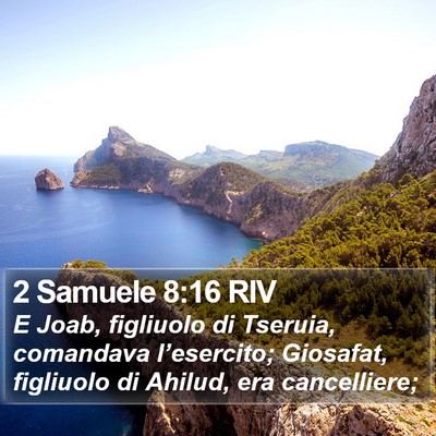2 Samuele 8:16 RIV Bible Verse Image