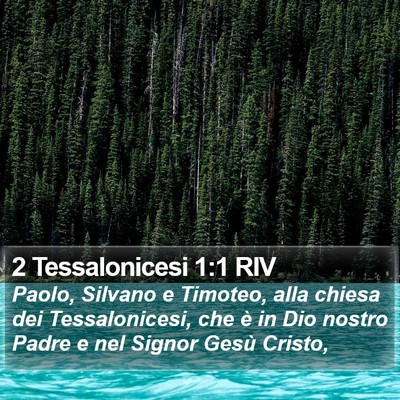 2 Tessalonicesi 1:1 RIV Bible Verse Image