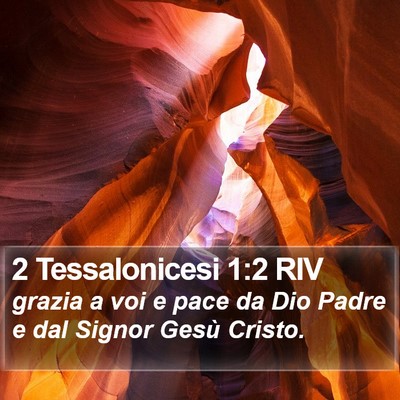 2 Tessalonicesi 1:2 RIV Bible Verse Image