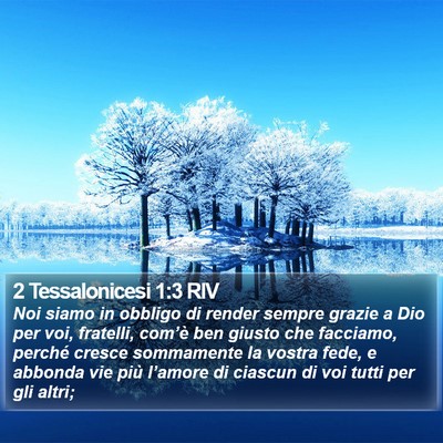 2 Tessalonicesi 1:3 RIV Bible Verse Image