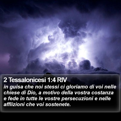 2 Tessalonicesi 1:4 RIV Bible Verse Image