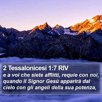 2 Tessalonicesi 1:7 RIV Bible Verse Image