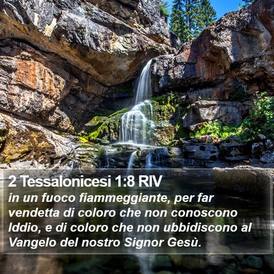 2 Tessalonicesi 1:8 RIV Bible Verse Image