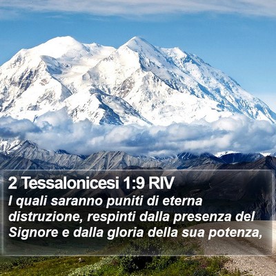 2 Tessalonicesi 1:9 RIV Bible Verse Image