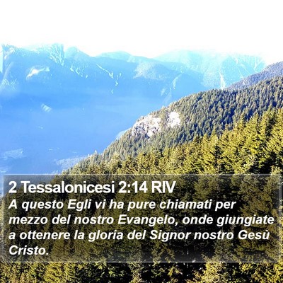 2 Tessalonicesi 2:14 RIV Bible Verse Image