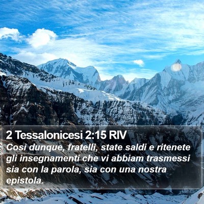2 Tessalonicesi 2:15 RIV Bible Verse Image
