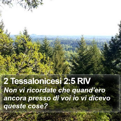 2 Tessalonicesi 2:5 RIV Bible Verse Image