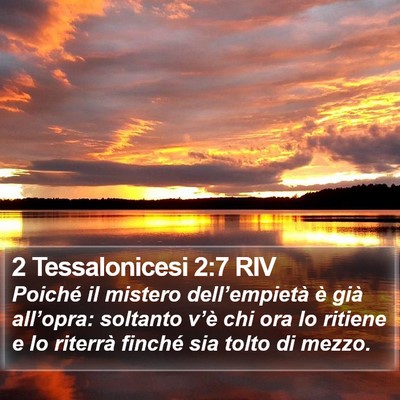2 Tessalonicesi 2:7 RIV Bible Verse Image