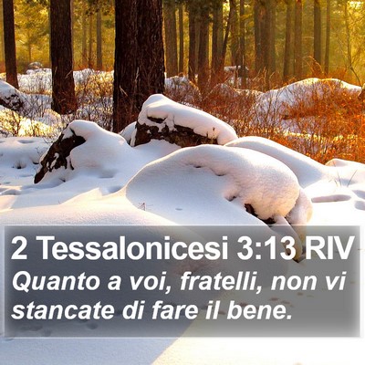 2 Tessalonicesi 3:13 RIV Bible Verse Image