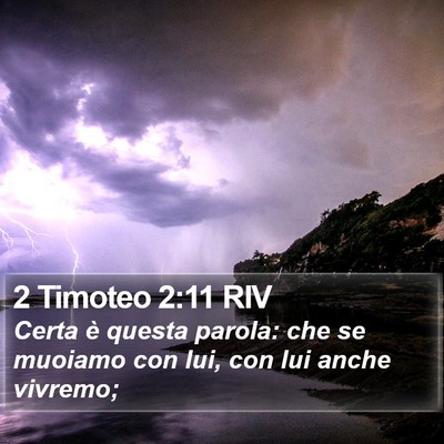 2 Timoteo 2:11 RIV Bible Verse Image
