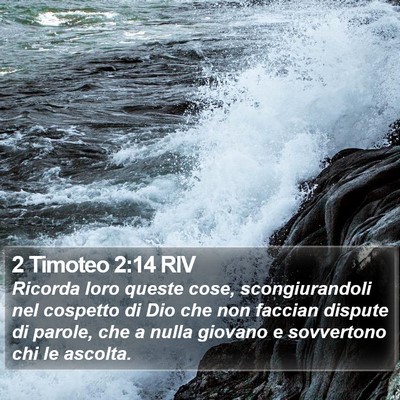 2 Timoteo 2:14 RIV Bible Verse Image
