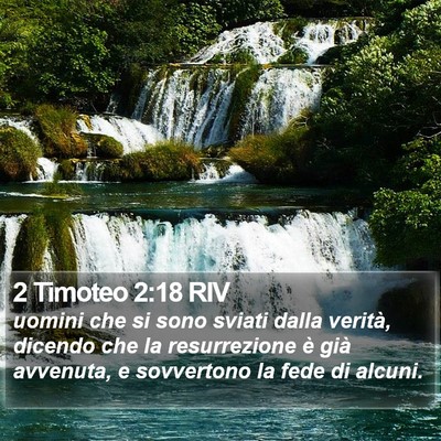 2 Timoteo 2:18 RIV Bible Verse Image