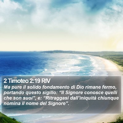 2 Timoteo 2:19 RIV Bible Verse Image