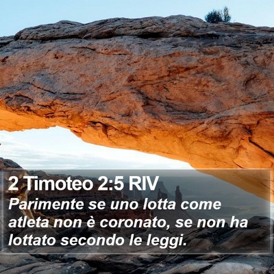 2 Timoteo 2:5 RIV Bible Verse Image