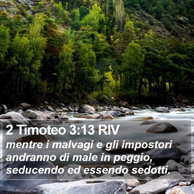 2 Timoteo 3:13 RIV Bible Verse Image