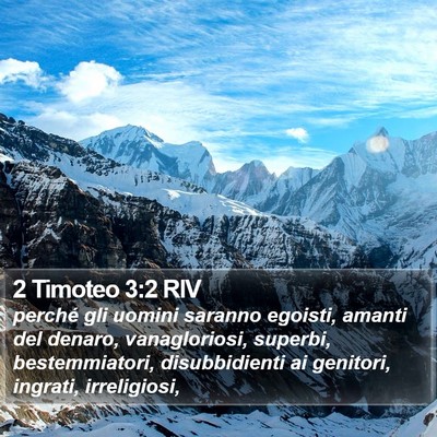 2 Timoteo 3:2 RIV Bible Verse Image