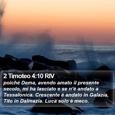 2 Timoteo 4:10 RIV Bible Verse Image